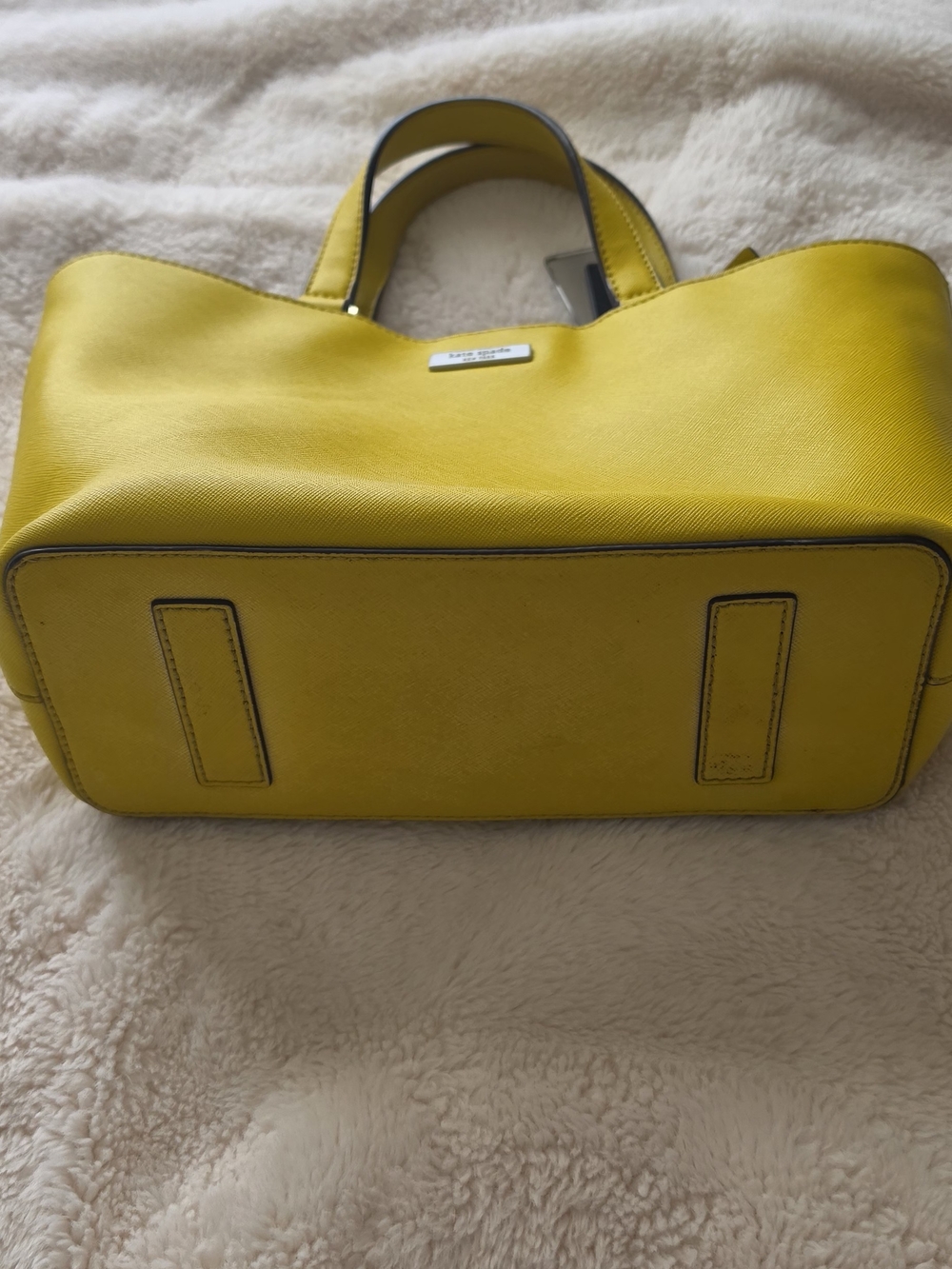 kate spade New York Yellow Leather Tote Bag - Picture 6 of 6